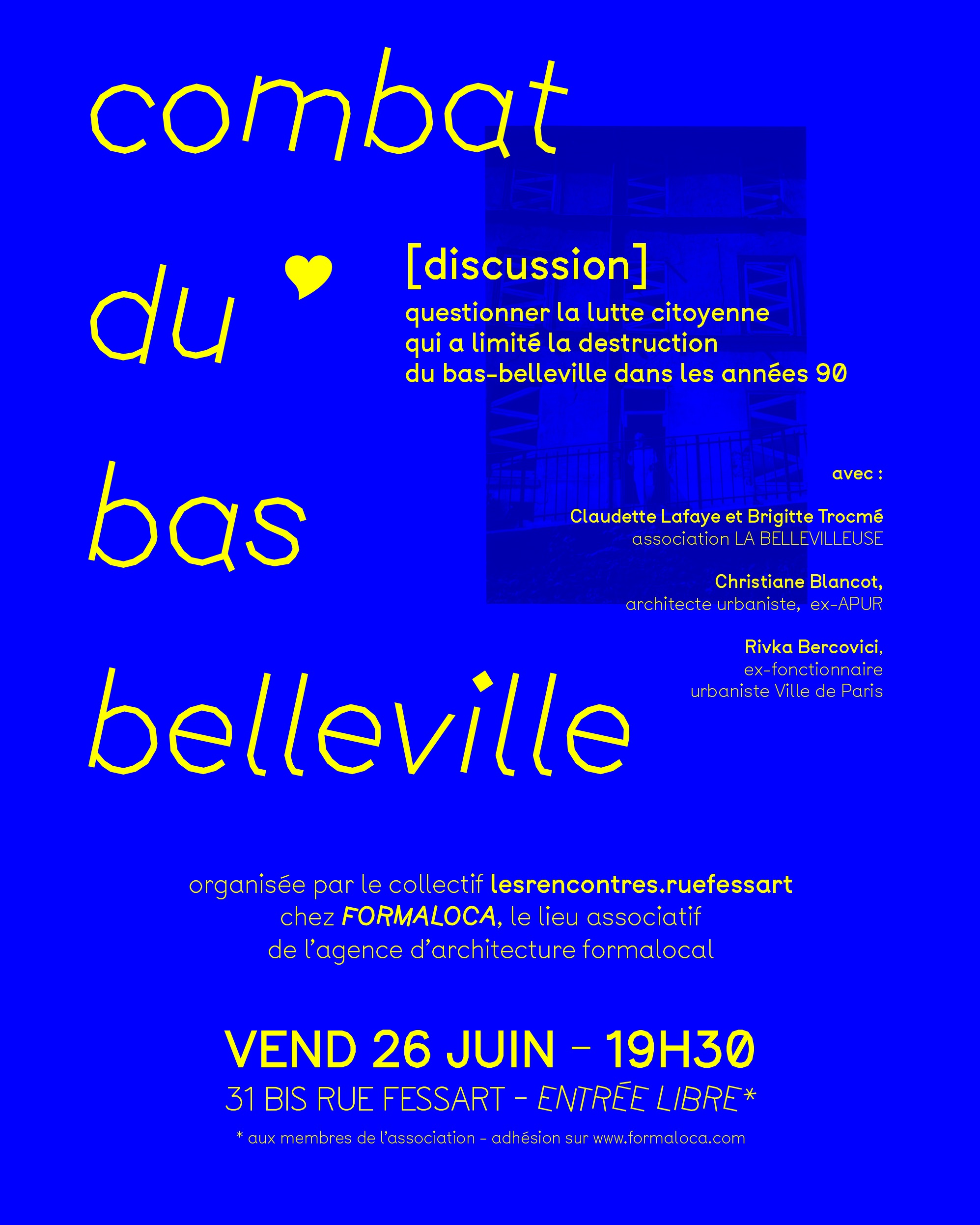 Combat du bas Belleville - Formaloca