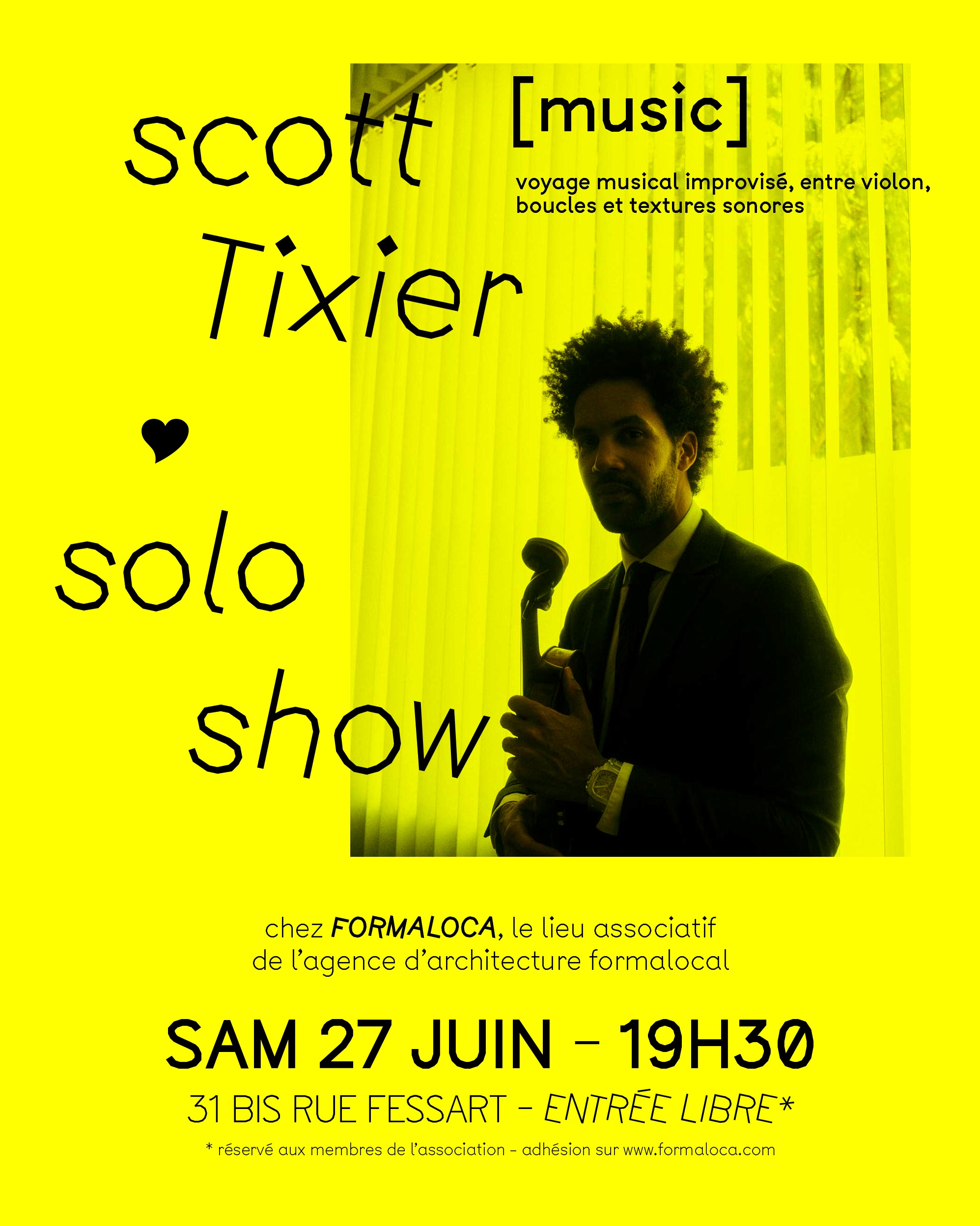 Scott Tixier solo show - Formaloca